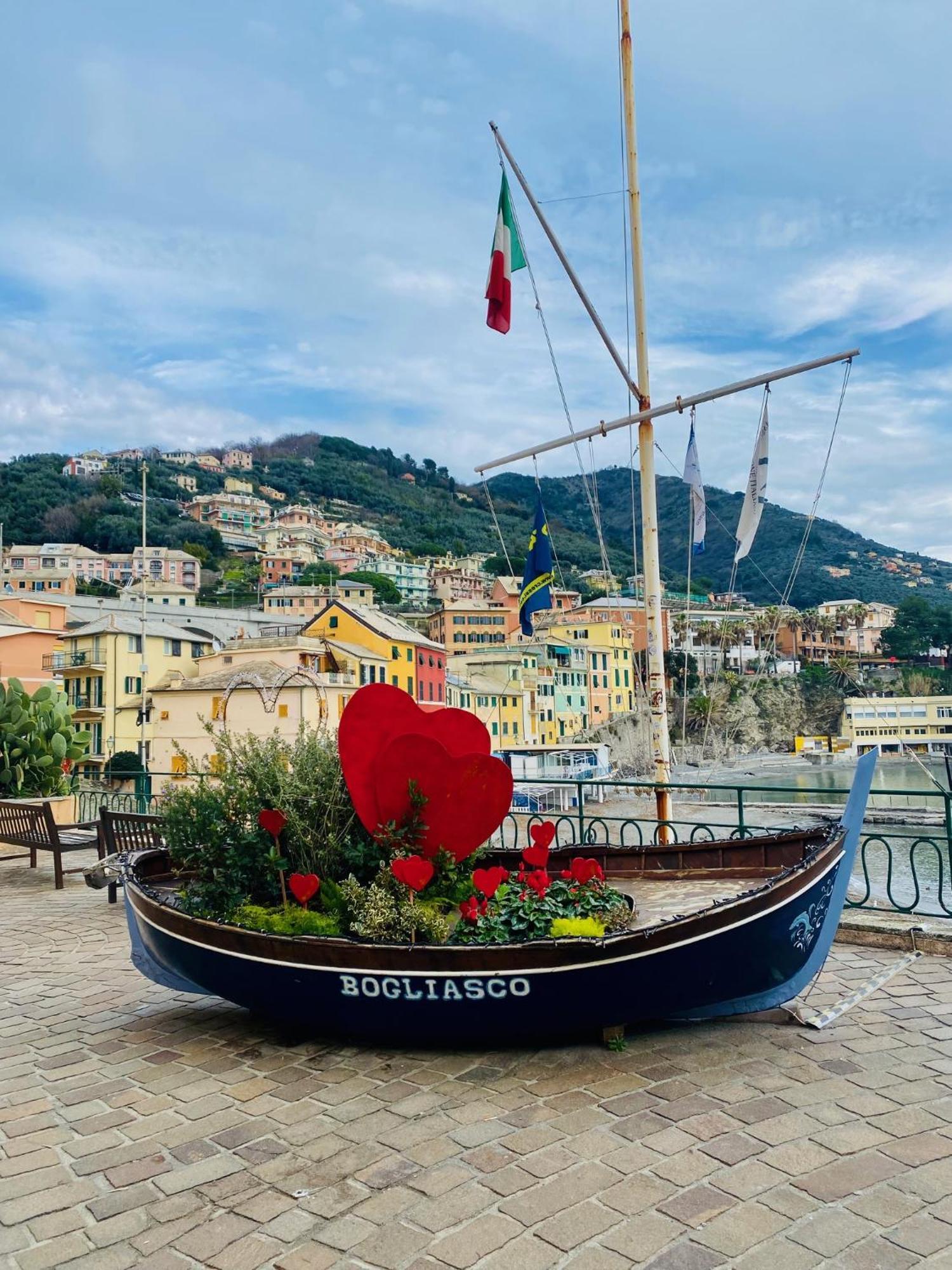 Cav Gli Ulivi Di Bogliasco Villa Bagian luar foto